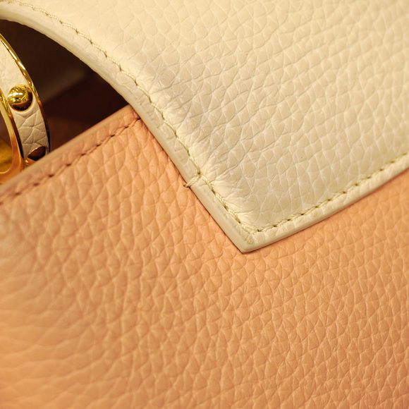 Auth Louis Vuitton Taurillon 2way Bag Capucines BB M21045 Rose Trianon Handbag - Picture 10 of 15